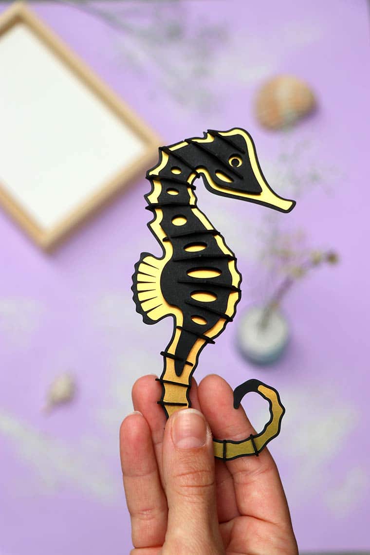 Sea Horse - Hippocampe à assembler Assembli